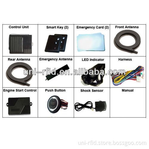 The latest technology- RFID car alarm Passive keyless entry